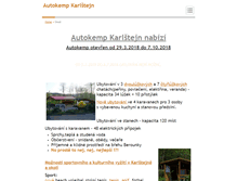 Tablet Screenshot of karlstejn-kemp.cz